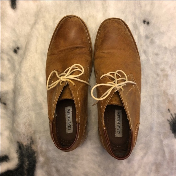 Steve Madden chukka leather lace up boots size 11 - Picture 2 of 7